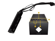 HP Omen 30L Genuine Desktop Power Button Audio USB Port Board w/Cables