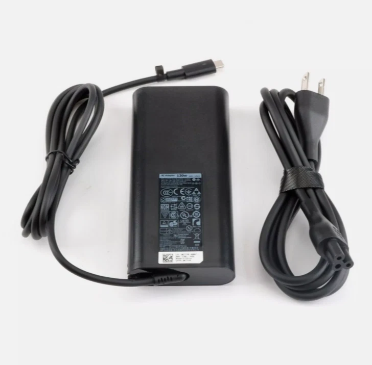 Carregador CA 130W 20V fabricante de equipamento original para Dell Precision 5530 5550 5750 3560 3550 3551 2 em 1 - Imagem 2 de 4