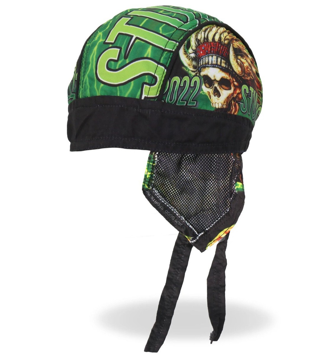 Official Sturgis 2022 Skeletal Indian Chief Headwrap Biker Doo Rag