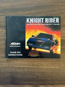 Knight Rider NES (1985) - &iexcl;CIB con todo! Probado, ENV&Iacute;O GRATUITO