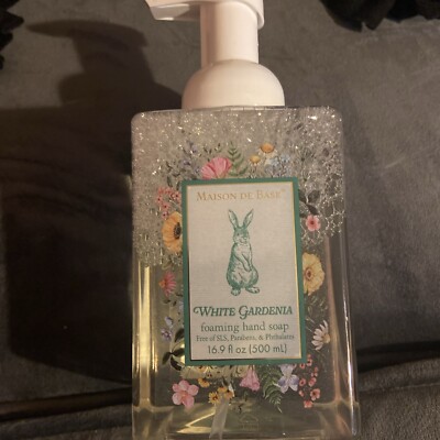 Maison De Base White Gardenia Foaming Hand Wash 16.9 Oz. New!