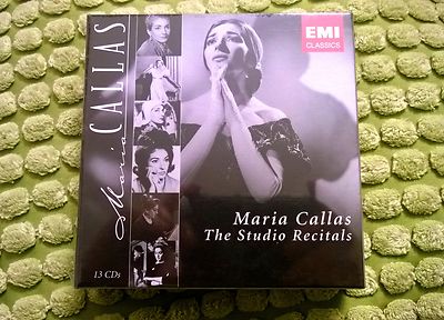 MARIA CALLAS -The Studio Recitals -Box 13 CD - NEU!!!