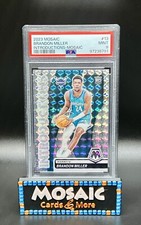 2023 Mosaic Basketball Brandon Miller Introductions Silver Mosaic Rookie RC #13