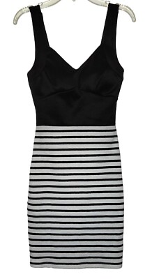 charlotte russe black bodycon dress Charlotte Russe Mini Dress Party Cocktail Spaghetti Strap Bodycon Black Medium