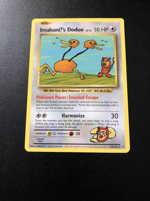 Imakuni?'s Doduo 112/108 Rare- Pokémon Evolutions Card- NM | eBay