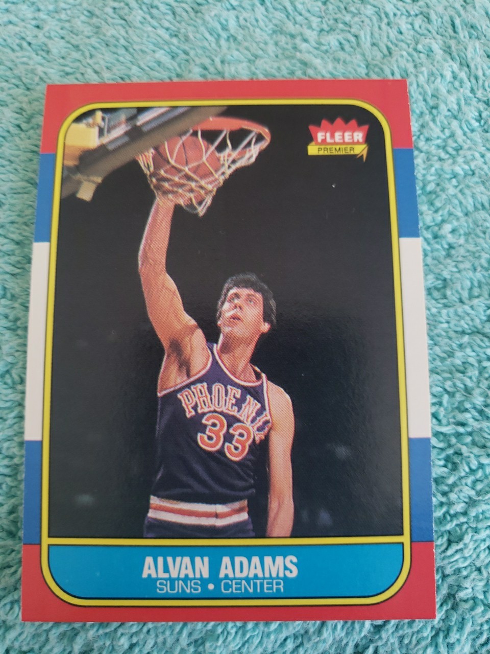 1986-87 Fleer - Alvan Adams #2 Phoenix Suns Basketball NM Sharp Corners & Edges