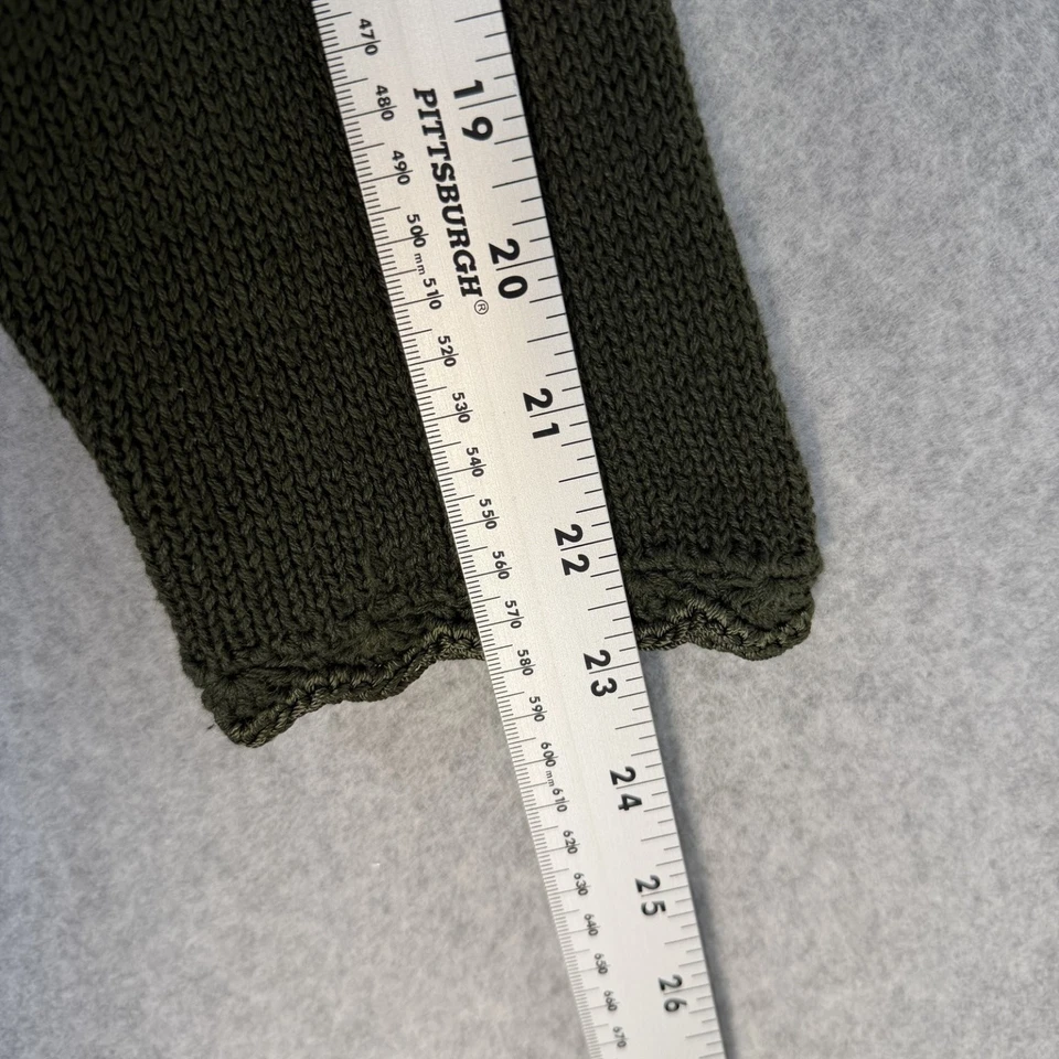 bydesign Women's Sweater Cardigan 2X Olive Green Embroidered Beaded Grandmacore - Image 3 of 4