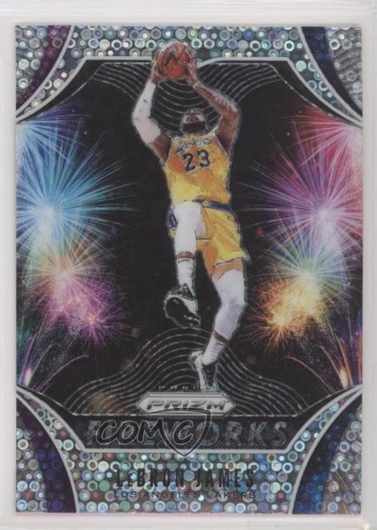 2019-20 Panini Prizm Fireworks Fast Break Prizm LeBron James #2 1j7h