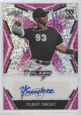 2020 Leaf Flash Pink 4/15 Yolbert Sanchez #BA-YS1 Auto d4r