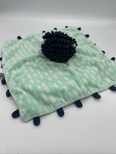 Oh Joy Target Navy Hedgehog Mint/White Gray Blue Plush Security Blanket Lovey - Picture 4 of 5