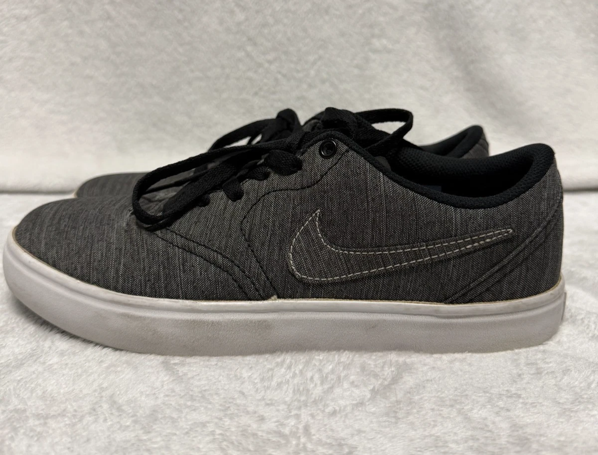 Nike SB Portmore Canvas Gray Gum Skate Shoes Mens Size 12 631303-002 Nike Portmore SB Canvas Cool Grey for Sale | Authenticity  main image 2