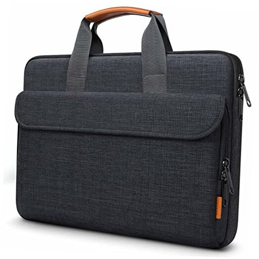 360° Protection Laptop Case Sleeve Compatible with 13.3 Inch Black Gray