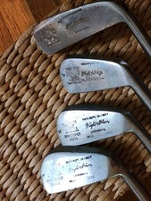 ANTIQUE 20's SPALDING KRO-FLITE SWEETSPOT Hickory Shaft Iron 2,5,7 Putter