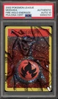 Pokemon Charizard Sketch Fire Energy League Holo Moduwa Auto 10 PSA AUTHENTIC