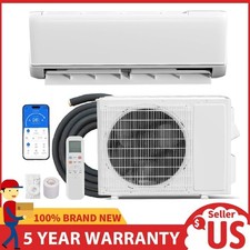 12000 BTU Ductless AC Mini Split Air Conditioner Heat Pump WIFI 21 SEER2 230V