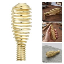 Golden Stainless Steel Spring Pull Handle for Wood Stove Grill Use
