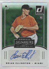 2016 Panini Donruss Signature Series Green /25 Brian Ellington #SGS-BE Auto 3y4