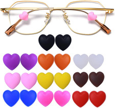 Anti-slip Soft Glasses End Tips,Silicone Tube Sleeve Eyeglass Ear Pieces Holder,