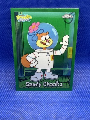 2025 Topps Chrome SpongeBob Sandy Cheeks Kelp Green Exclusive #27