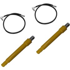 Snow Plow Cylinder Rams Hydraulic Hoses Kit Fits Meyers Snow Plow Blades