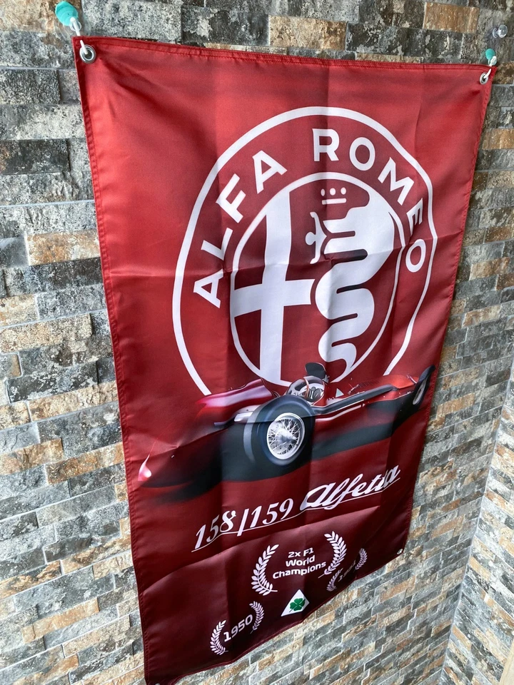 Alfa Romeo 158/159 Alfetta – F1 World Champion Flag - 80 × 120 cm (31.5 × 47.2) - Image 2 of 4