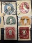 United State Postal Stationary 1800's - Early 1900's - Washington Cut Spuare Sta — photo 3