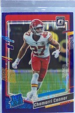 2023 Donruss Optic Chamarri Conner Purple Shock RC #255 Chiefs
