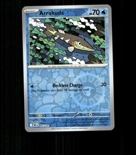 Arrokuda - 062/182 - Destined Rivals - Reverse Holo Near Mint Pokemon Card TCG