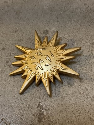 Salvador Dali Brosche 'Le Roy Soleil' Schiaparelli Sunburst mit Tauben