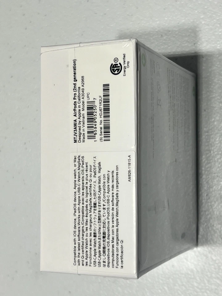 Apple AirPods Pro 2nd Generation with MagSafe Case USB-C White Sealed - Image 3 of 4