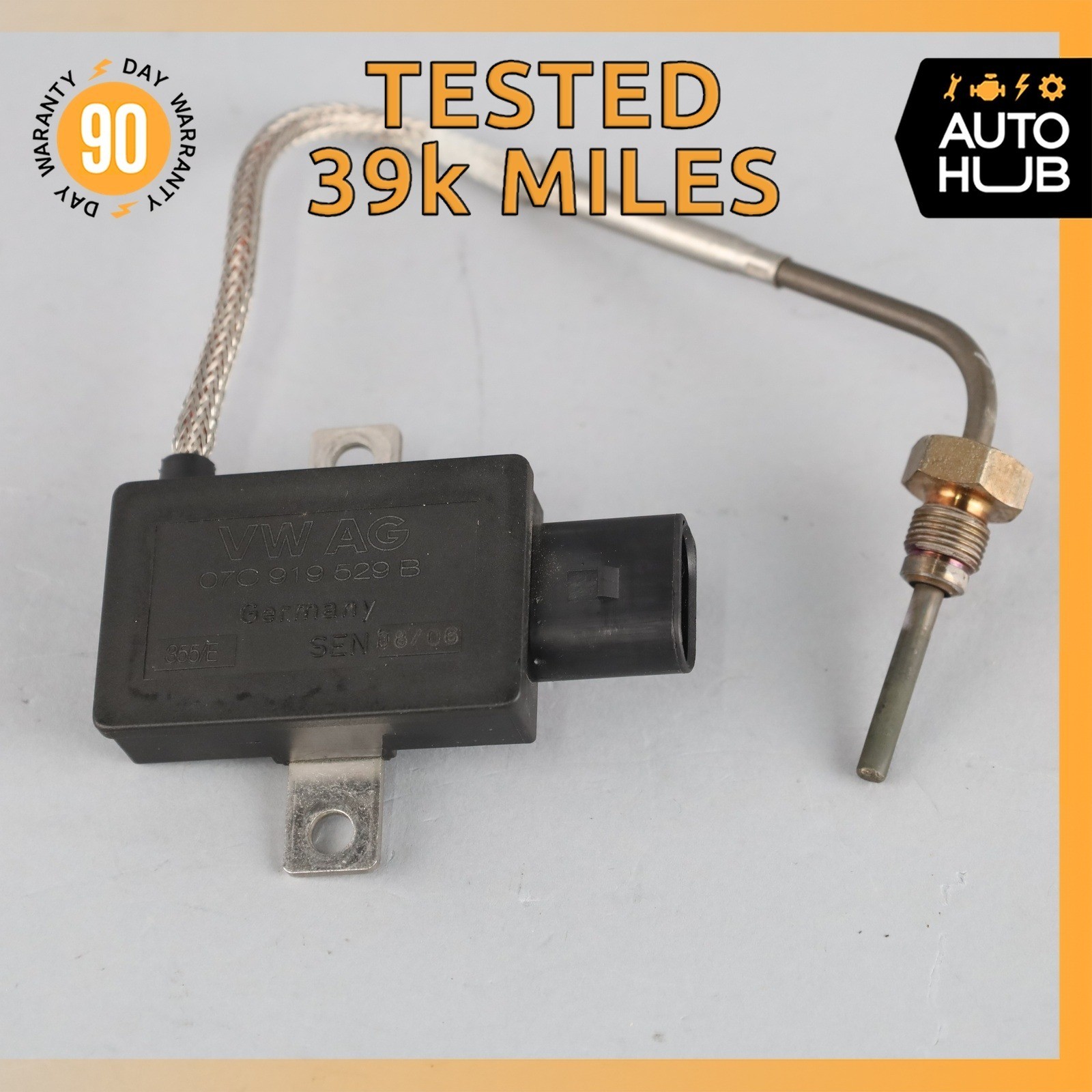 03-18 Bentley Flying Spur Right Exhaust Gas Temperature Sensor OEM 39k