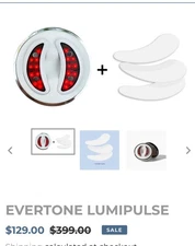 Free S&H  Evertone LumiPulse Led&Ems Eye Patches 