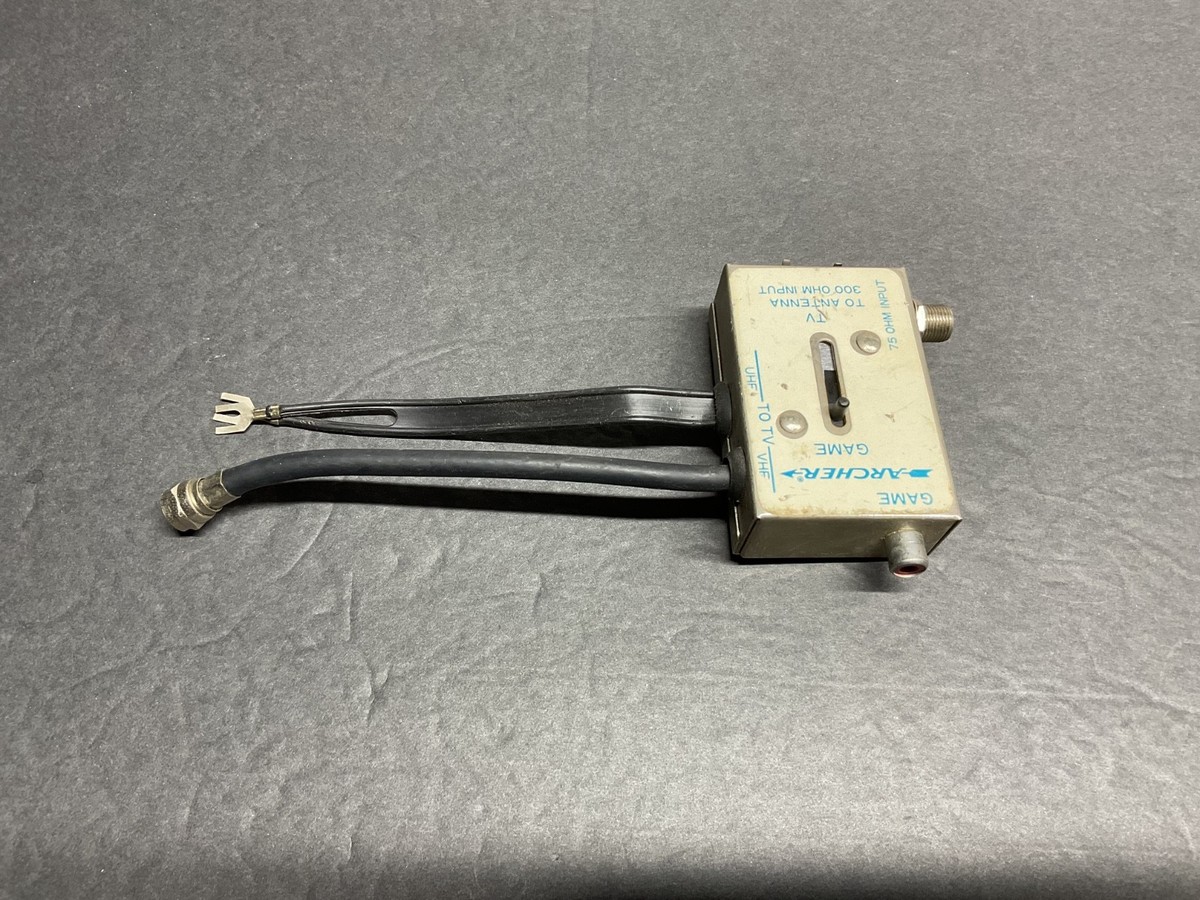 Vintage TV Game RF Switch Box Atari Pong Colecovision