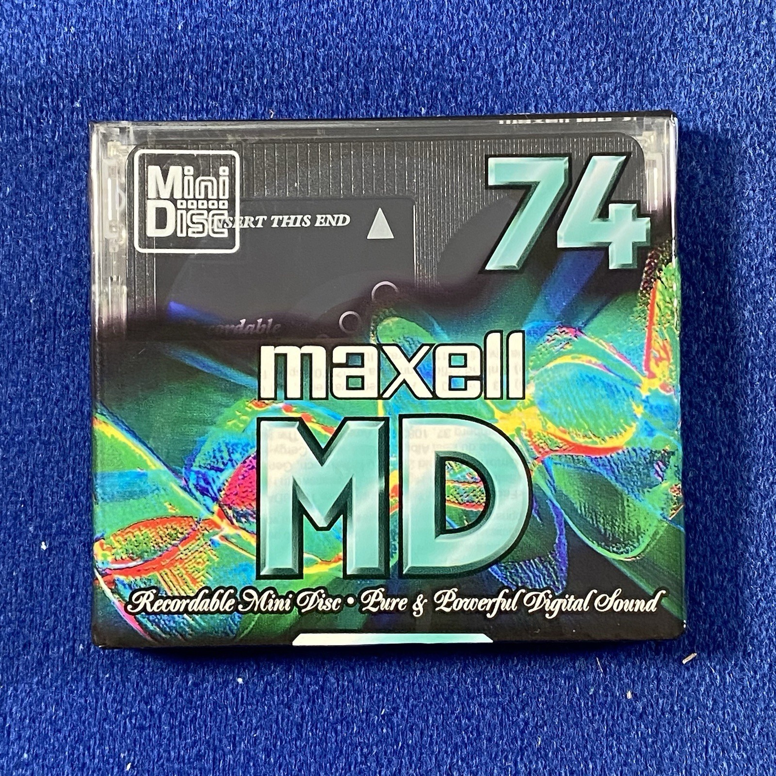 Maxell MD 74 Minute Blank Recordable MiniDisc - New Sealed