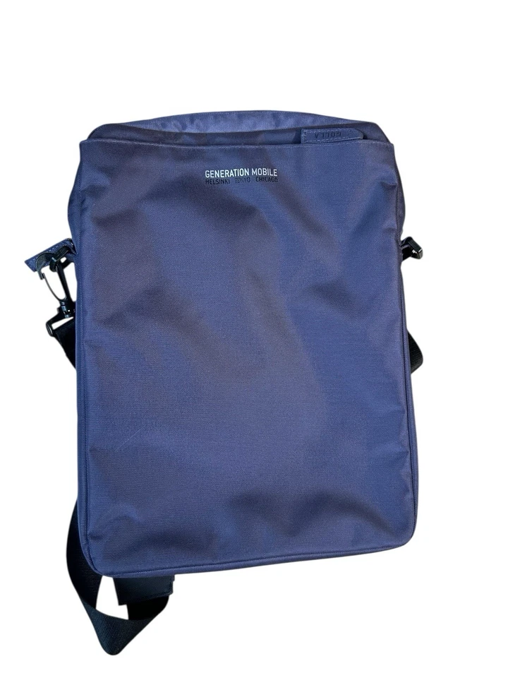 Golla Purple Laptop Bag Floral Print 13” Case Generation Mobile Shoulder Strap - Image 3 of 4