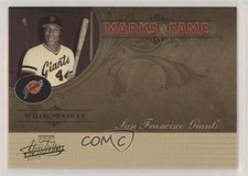 2005 Playoff Absolute Memorabilia Marks of Fame 83/150 Willie McCovey HOF y0i