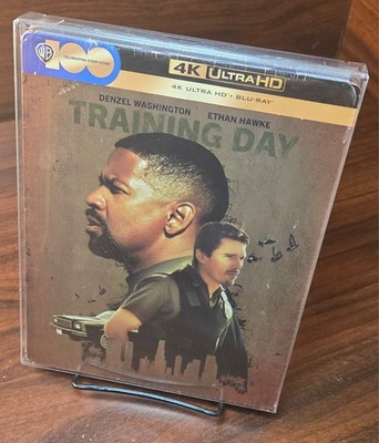 Training Day 4K Steelbook-EU IMPORT-NEW-w/PROTECTIVE SLEEVE-Free Box SHIPPING