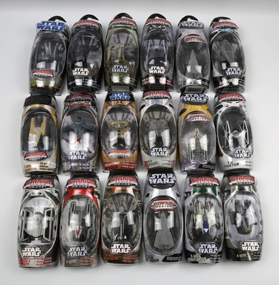 2009 Star Wars Titanium Series MOC Lot with Anakin's Clone Wars Y-Wing Starfight