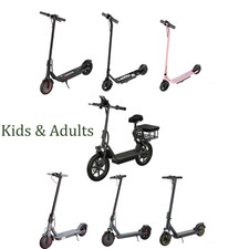 LADPED Electric Scooter Adults/Kids 350W/500W Foldable 19-22MPH Dual Suspension 3