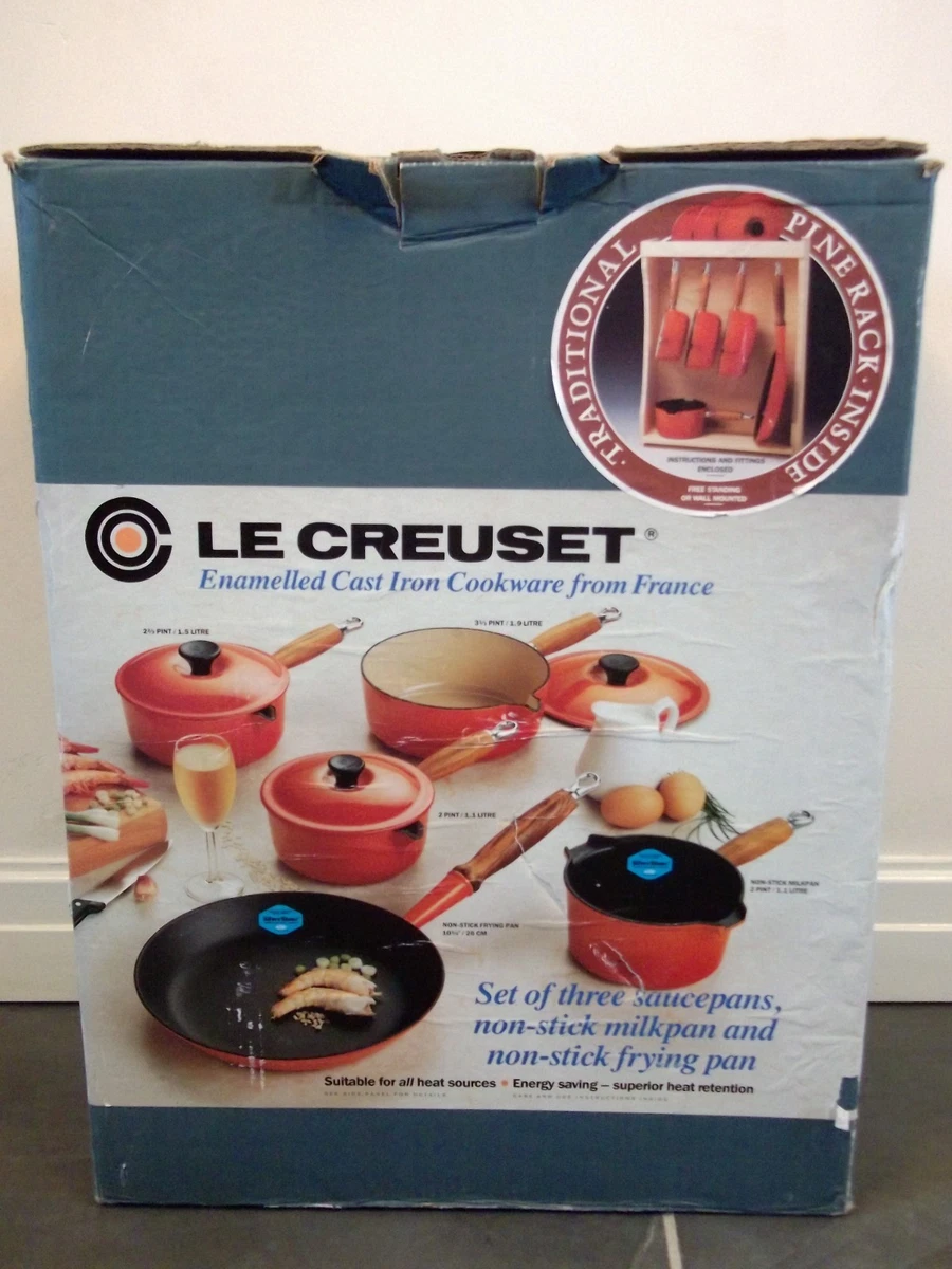 LE CREUSET ル・クルーゼ　Milk pan set Le Creuset Milk Pan Cast Iron Cooking Pan Sets for sale | eBay UK