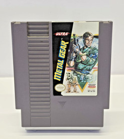 Metal Gear  (Nintendo NES, 1987) Complete Box + Manual + Sleeve (UNTESTED)
