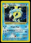 Pokemon Gyarados  Base Set 1999-2000 4th Print  Holo Rare 6/102 UK Print MP