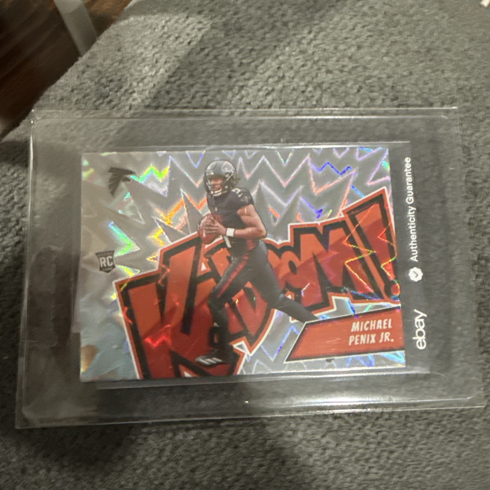 MICHAEL PENIX JR KABOOM! 2024 PANINI ABSOLUTE #14 (RC) FALCONS ROOKIE 