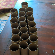 Cardboard Paper Towel Roll Tubes, Empty Craft Supplies for DIY Projects