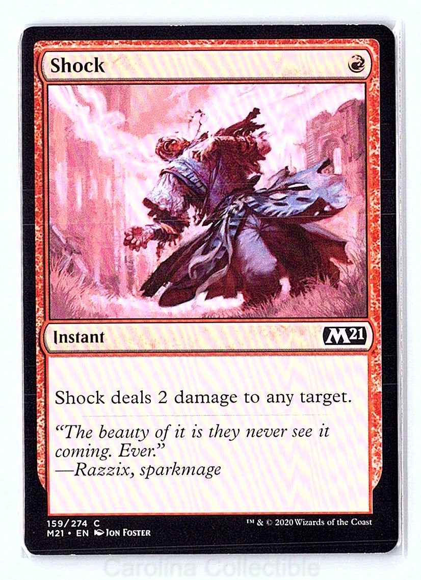 Shock Lightly Played - Core Set 2021 159 Magic: The Gathering