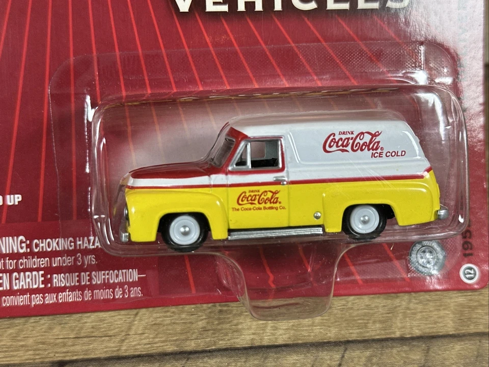 Coca-Cola Johnny Lightning Delivery 1955 Ford Panel Delivery Real Wheels Series - Image 2 of 4