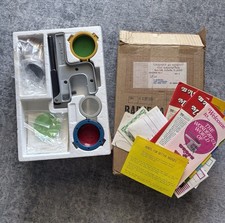 Badge A Minit Hand Press Button Maker Attachments Craft Vintage 1979 New In Box