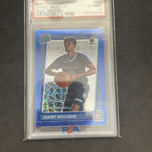 Ziaire Williams [Blue Velocity] #198 2021 Panini Donruss Optic card