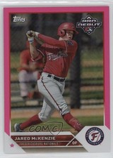 2023 Topps Pro Debut Fuchsia Foil 136/199 Jared McKenzie #PD-108 0x5e