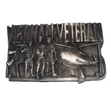 Vietnam Veteran Belt Buckle Bergamot Brass Works 1983